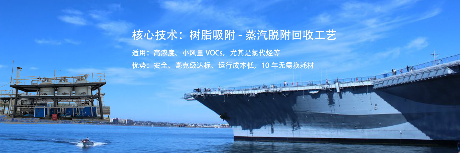 樹脂吸附法：高濃度廢氣毫克級(jí)達(dá)標(biāo)排放和回收！